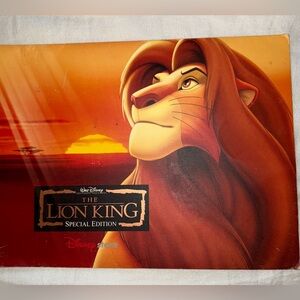The Disney Store Lion King Special Edition Lithographs with Portfolio Set of 4